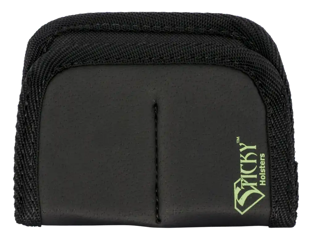 Sticky Holsters DMMS Dual Mini Mag Sleeve IWB Black/Green Latex-Free Rubber Pocket Holster