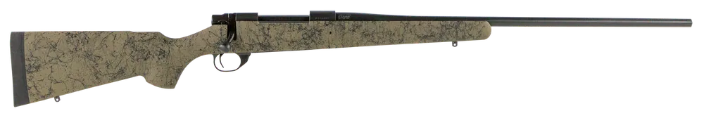 Howa M1500 HS Precision 6.5 Creedmoor Rifle with 22" Barrel and Green Black Webbed Stock