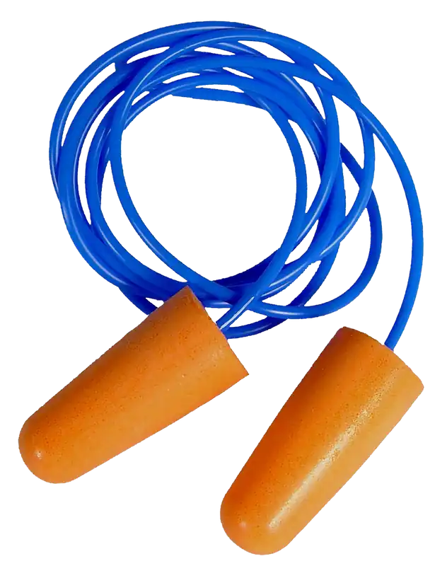 Radians FP8100BP Corded Foam Ear Plugs, 32 dB, Orange, 3 Pairs