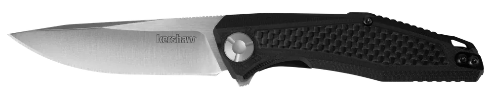 Kershaw 4037 Atmos Folding Knife with 3" Satin Blade and Black Carbon Fiber/G10 Handle