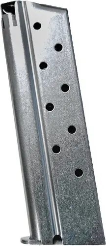 38 Super 9-Round Stainless Steel Metalform Magazine for 1911 Government Model