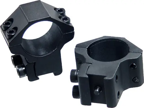 Medium Profile 2-Piece 3/8" Dovetail Airgun/Rimfire Rings 1"