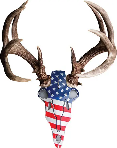 AMERICAN IRON BUCK RED/WHITE/BLUE HORN MOUNT KIT