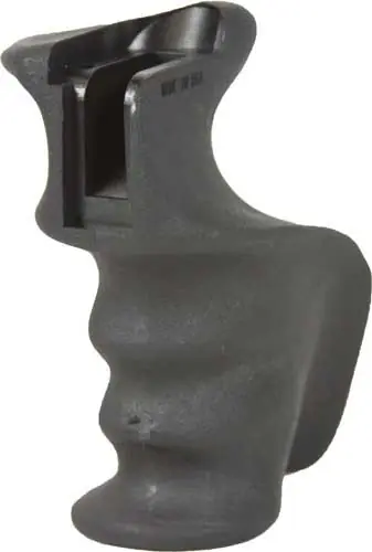 Ergonomic Black Heavy Duty Grip with Finger Grooves