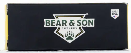 1.5" Yellow Aluminum Handle Bear & Son Slip Joint Folding Knife