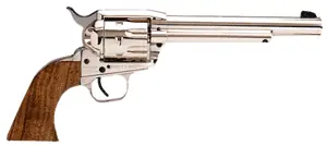 FS Nickel Wood Bounty Hunter 45LC 7.5" Revolver