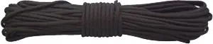 50 Feet Black/Red Rock 550 Paracord
