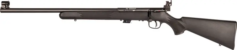 Savage Mark II-FVT LH 22LR with 21" HB Peep Sight - Black