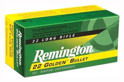Remington 22LR 40GR Plated High-Velocity Ammo - 50 Rounds per Box, 100 Boxes per Case