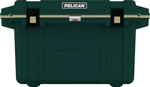 Elite Hunter Green/Tan Pelican 70 Quart Cooler