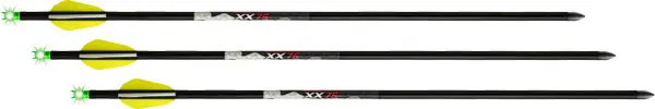 20" Aluminum Alpha Brite 3-Pack Wicked Ridge Crossbow Arrow XX75