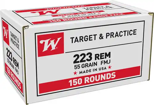 Winchester USA 223 Rem 55gr FMJ 600rd Case Lot
