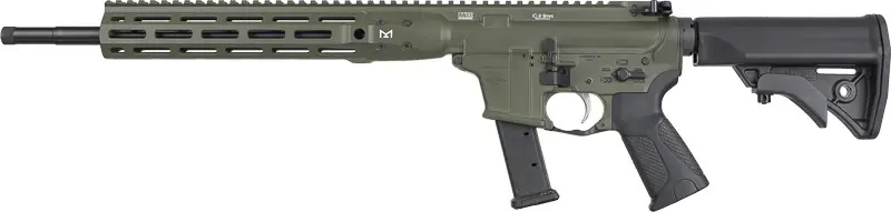 LWRC IC Nine Carbine 9mm 16" OD Green/Black Stock 27-Round Magazine