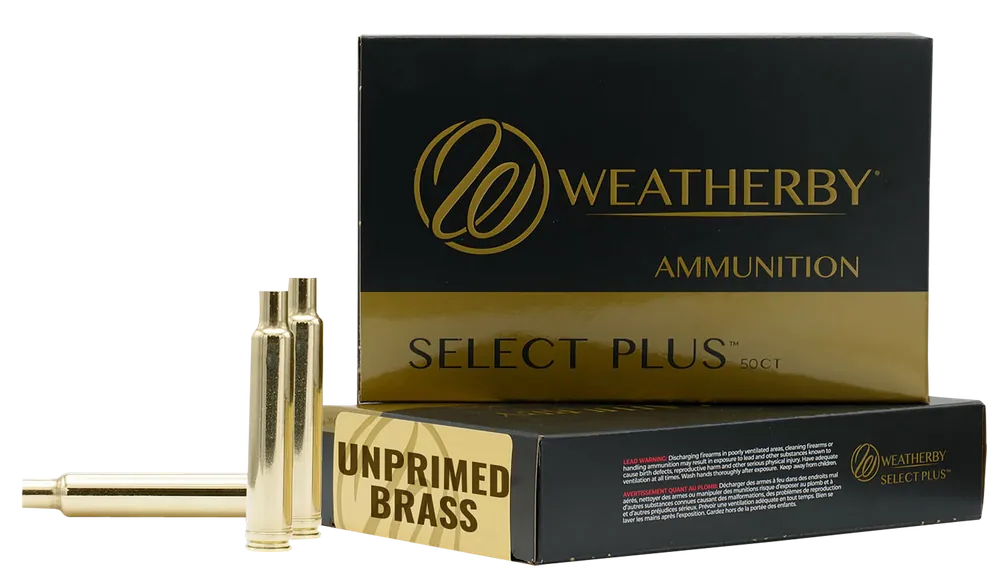 Weatherby 7mm PRC Unprimed Rifle Brass - 50 Count Box