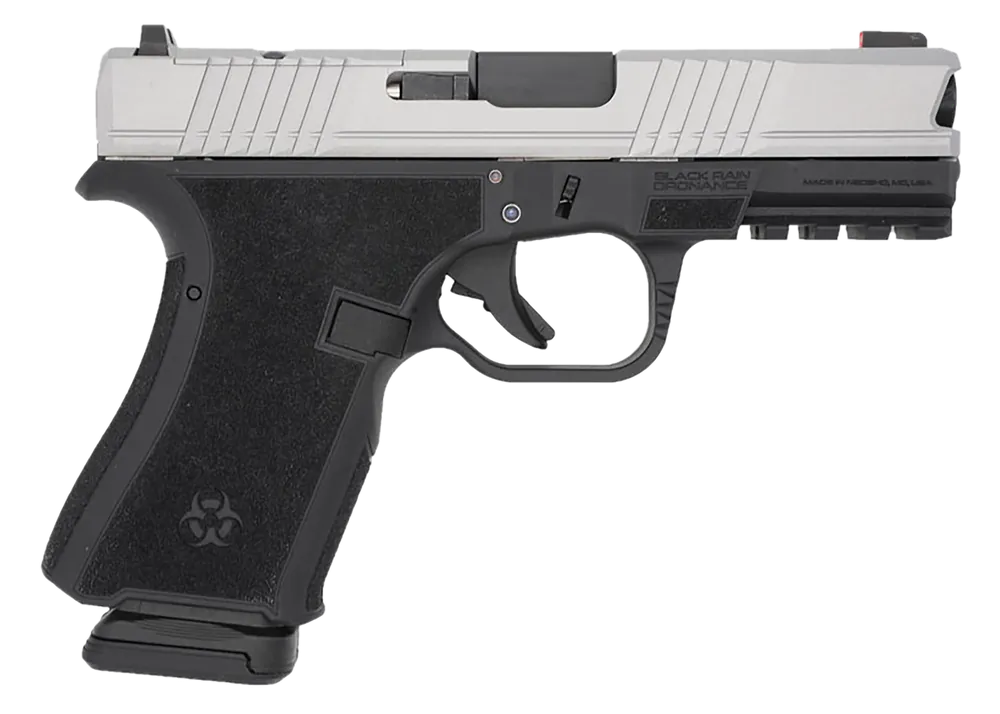 Black Rain Ordnance FL9MMBLKSM 9mm Compact Pistol 15+1 4" Stainless Slide
