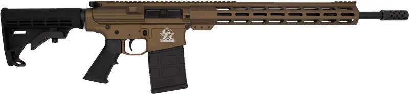 NITRIDE BBL 10-SHOT BRONZEGLFA AR10 RIFLE .308 WIN 18"