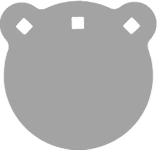 6.5" Round AR500 Gong Target - 1/2" Thick Bash Target