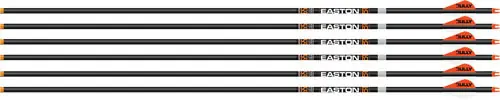 Easton 6.5mm Hunter Classic Arrows with 2" Bully Vanes - 6 Pack, 500 Spine