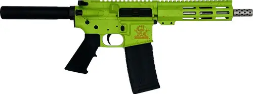 Zombie Splatter AR15 Pistol 7.5" Barrel .223 Wylde
