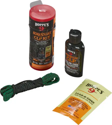 Hoppes Boresnake Combo Cleaning Kit for .22/.223 Rifles