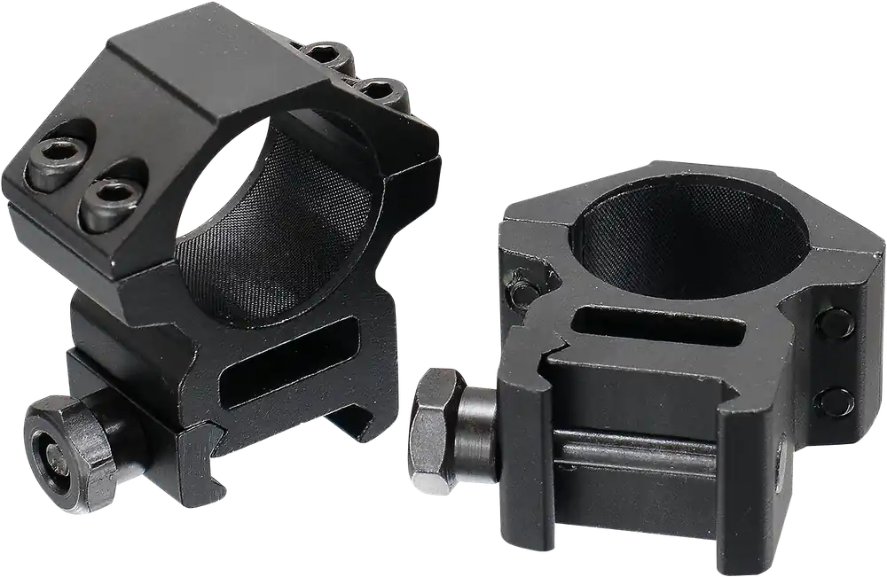 UTG Accushot 1" Medium Scope Rings - Black Anodized RGWM25M4