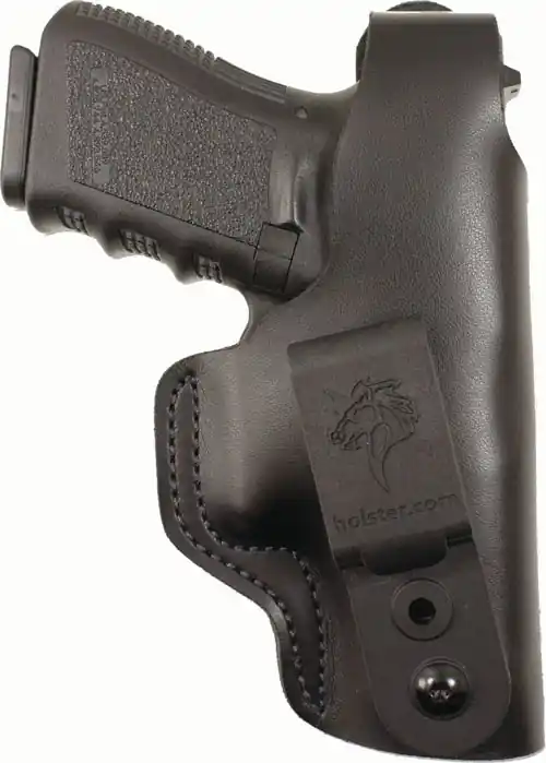 Desantis Dual Carry II Holster for Glock 17/22 - IWB/OWB Right Hand Leather Black