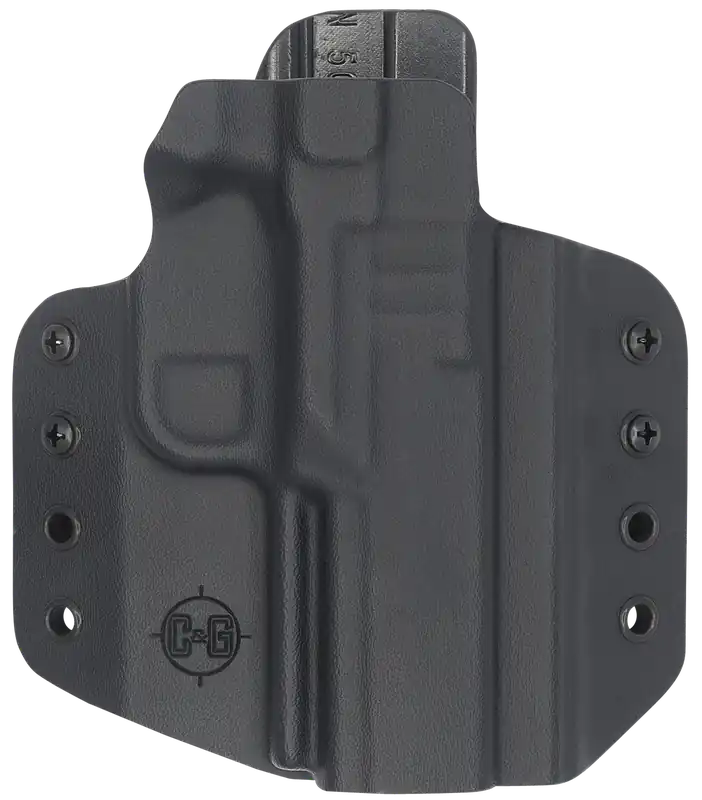C&G Holsters Covert OWB Black Kydex Belt Loop for FN 509/T Right Hand