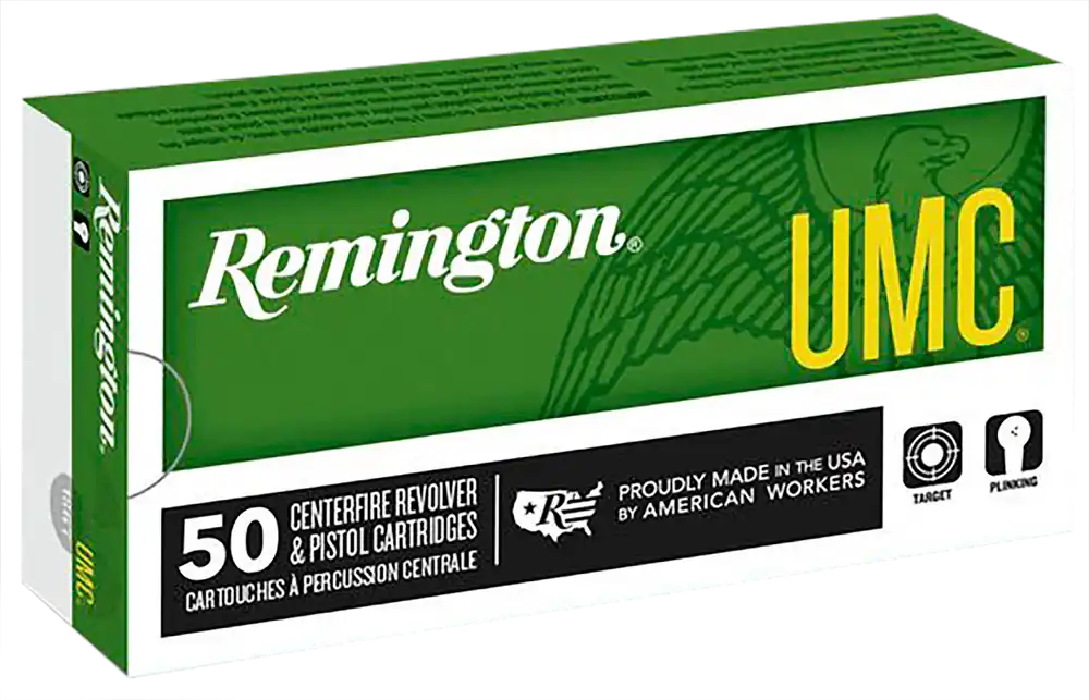 Remington UMC 9mm Luger 147gr FMJ Ammo - 50 Rounds per Box