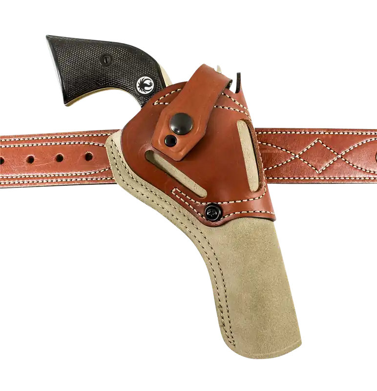 DeSantis Gunhide Leather Belt Holster for Ruger Wrangler 7.5" Ambidextrous