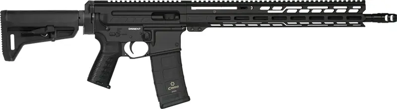 CMMG Dissent MK4 9mm Rifle with RDB/9ARC SL-K Adjustable Stock - Black, 16"