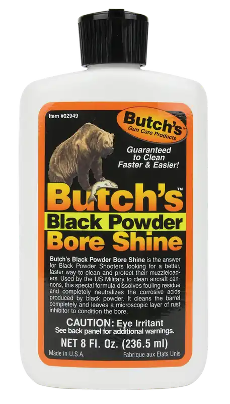 Butch's Black Powder Bore Shine 8 oz Squeeze Bottle 02949