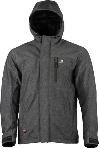 Men's Adventure Heather Gray Jacket - Large (Mobile Warming)