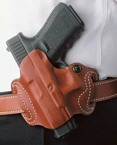 DeSantis Mini Slide Leather Holster for SIG P365 OWB LH Tan