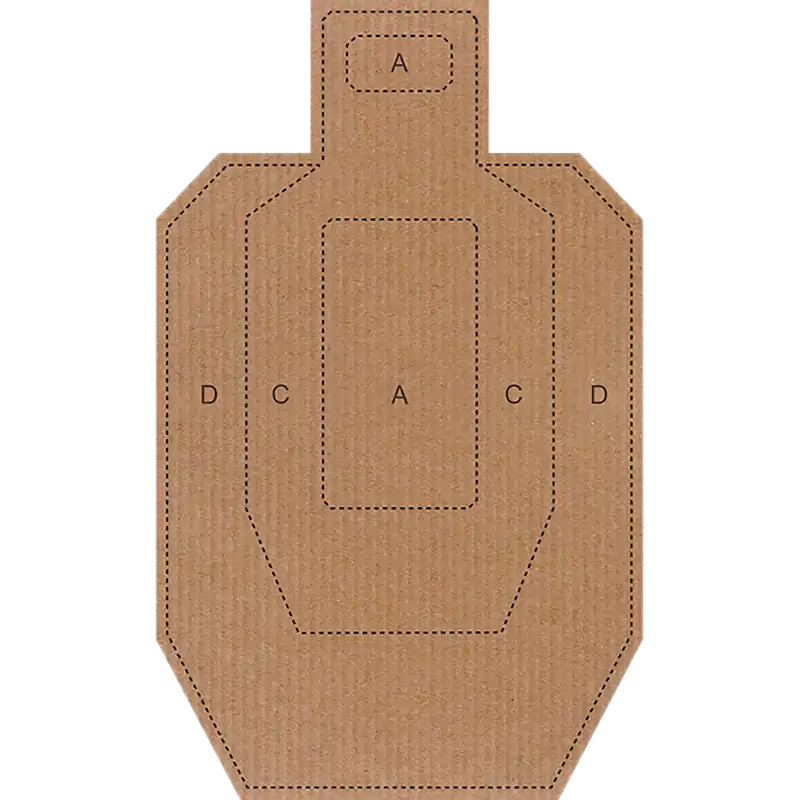 IPSC-CB Cardboard Targets 18"x30" 100 Pack