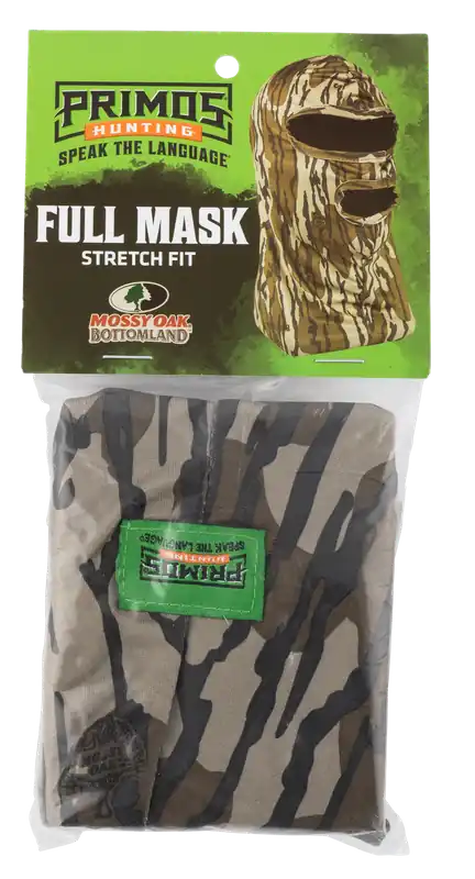 Primos PS6666 Mossy Oak BottomLand Neoprene Full Face Mask OSFA