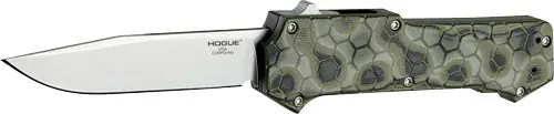 G-10 Frame G-Mascus GreenHogue Compound 3.5" OTF Automatic Knife