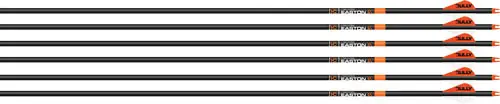Easton 6.5mm Bowhunter Arrows with 2" Bully Vanes - 6 Pack