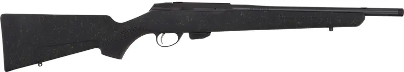 LEFT HAND TIKKA T1X 17HMR 16" THREADED BLUED/ROUGHTECH EMRLD