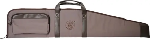 Brown & S&W 44" Gun Case with Side Pouch and Zipper - 600D