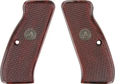 CZ 75/85 Rosewood Checkered Pachmayr Laminated Wood Grips