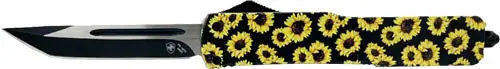 Sunflower 3.1" Black Tanto Templar Slim OTF Knife