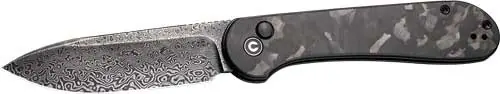 Marble Carbon Fiber/Black Stonewashed Civivi Elementum Knife 3.47"
