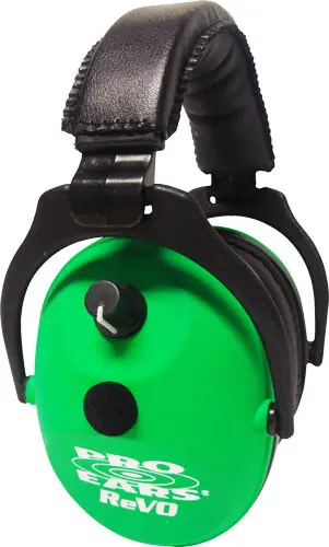 Neon Green Pro Ears Revo Electronic Ear Muffs
