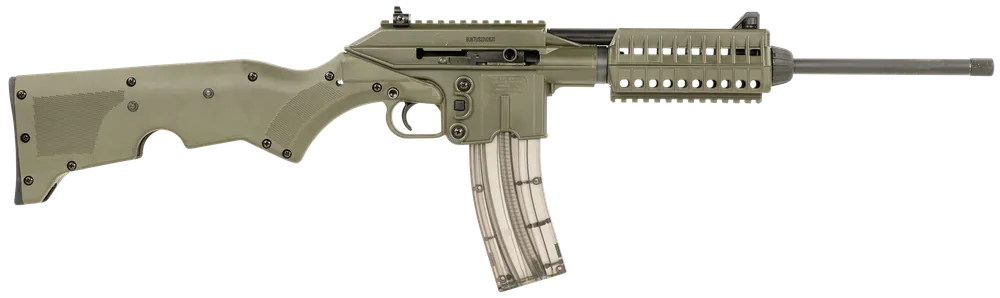 Kel-Tec SU22CAGRN SU22 Full Size .22 LR Rifle with OD Green Stock and 26+1 Capacity