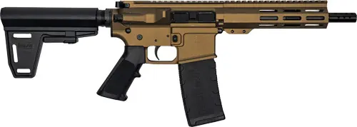 WYLDE 7.5" Nitride Barrel Bronze AR15 Pistol with Brace .223