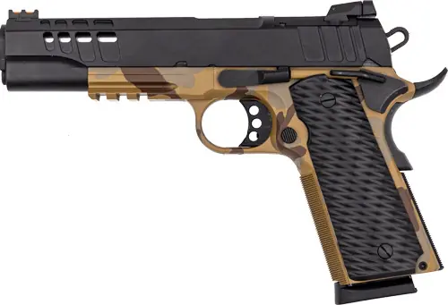 BLACK SLIDE SAHARA FRAME GLFA 1911 9MM PISTOL 5" FS
