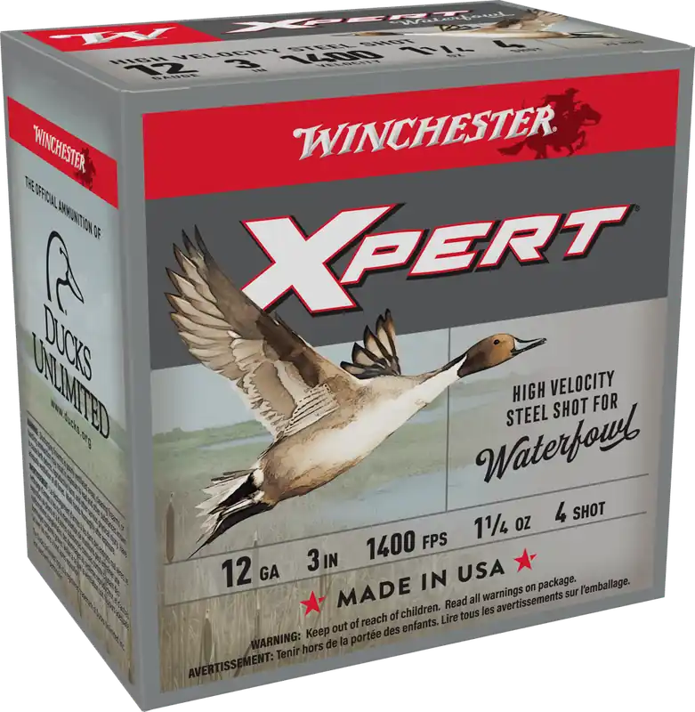 Winchester Super X Xpert High Velocity 12 Gauge 4 Shot Ammo - 25 Rounds