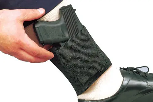 DeSantis Apache Ankle Holster for Small Autos - Black Nylon, Right-Handed