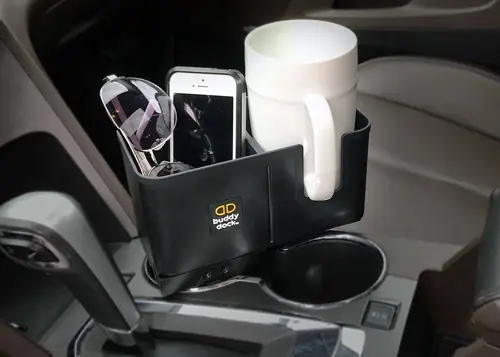 Multi-Use Cup Holder: Bino Dock Buddy Accessory