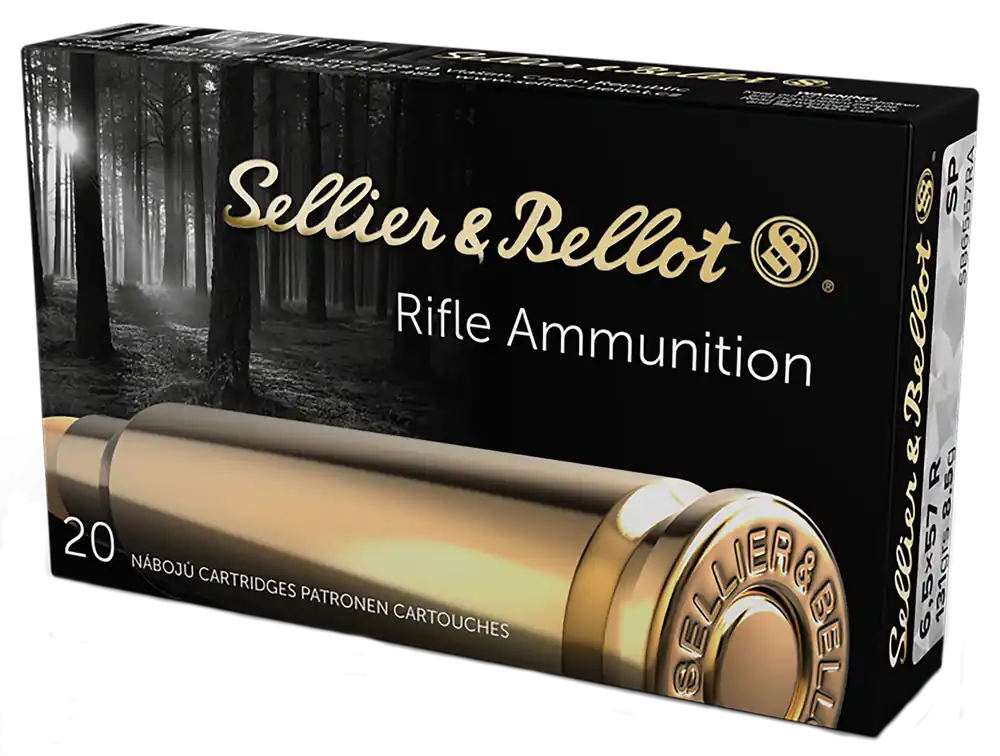 Sellier & Bellot 6.5x57mm 131gr Soft Point Rifle Ammo - 20 Rounds